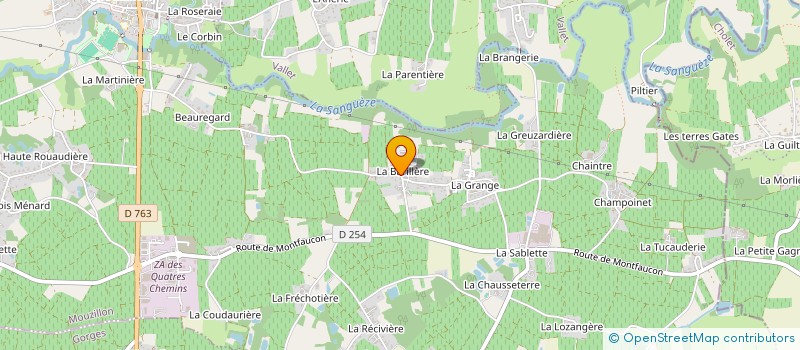 localisation de l'entreprise MONSIEUR HUGUES BONNET  MOUZILLON