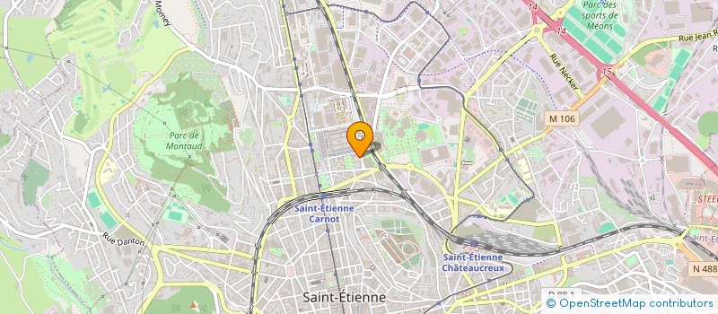 localisation de l'entreprise MONSIEUR HUGUES BOTHOREL  SAINT-ETIENNE