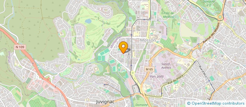 localisation de l'entreprise MONSIEUR HUGUES BOUPENDZA DIKHA  MONTPELLIER