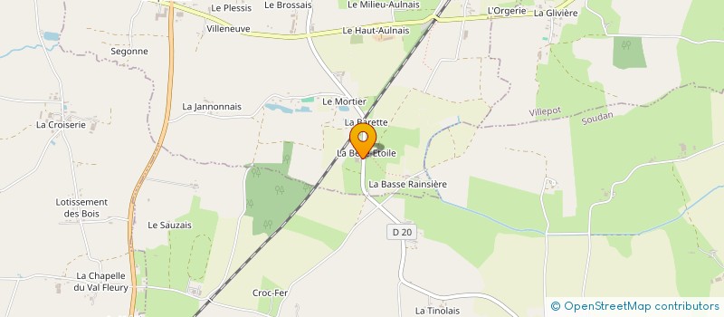 localisation de l'entreprise MONSIEUR HUGUES BRIAND à NOYAL-SUR-BRUTZ