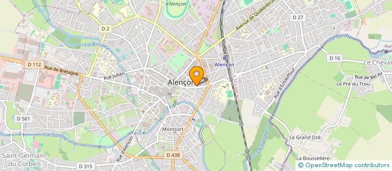 localisation de l'entreprise MONSIEUR HUGUES BRIZZI à ALENCON