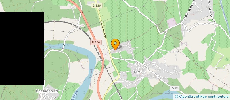 localisation de l'entreprise MONSIEUR HUGUES BROCHARD  VEZENOBRES