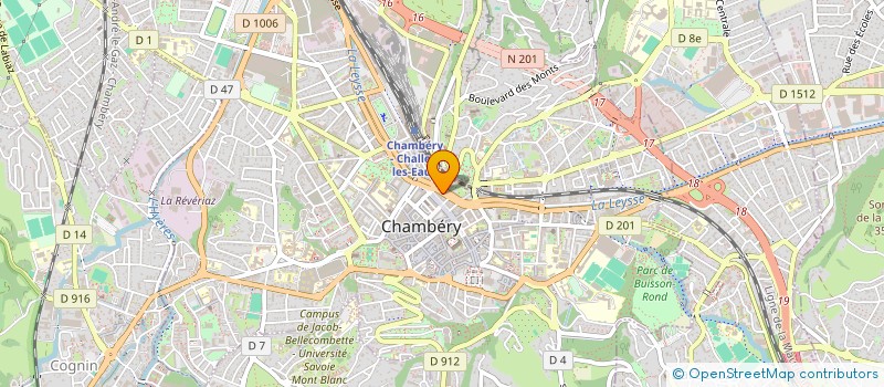 localisation de l'entreprise MONSIEUR HUGUES BROUSSE à CHAMBERY