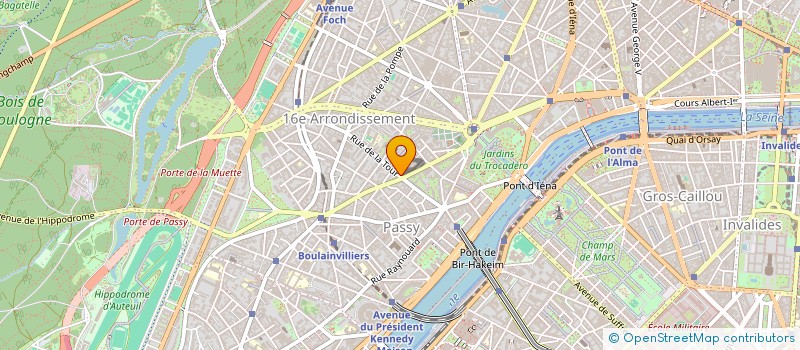 localisation de l'entreprise MONSIEUR HUGUES BURGHARD  PARIS