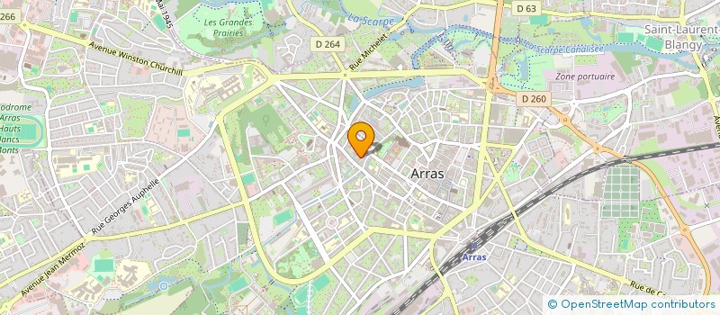 localisation de l'entreprise MONSIEUR HUGUES CARTIER à ARRAS