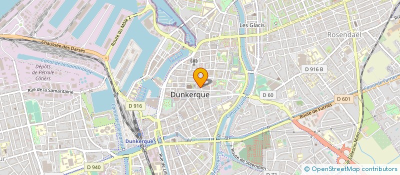 localisation de l'entreprise MONSIEUR HUGUES CATRIX à DUNKERQUE