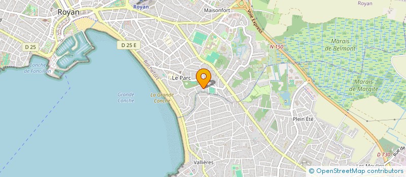 localisation de l'entreprise MONSIEUR HUGUES CHANTEREAU  ROYAN