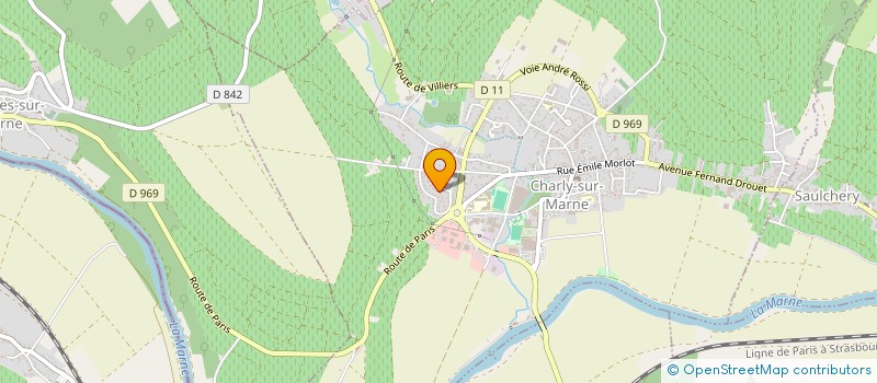 localisation de l'entreprise MONSIEUR HUGUES CHATELAIN à CROUTTES SUR MARNE