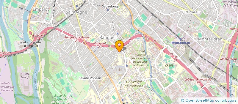 localisation de l'entreprise MONSIEUR HUGUES CHEBANCE  TOULOUSE