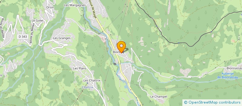 localisation de l'entreprise MONSIEUR HUGUES CHEVALLIER  SAINT-GERVAIS-LES-BAINS