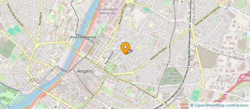 localisation de l'entreprise MONSIEUR HUGUES CODRON à ANGERS