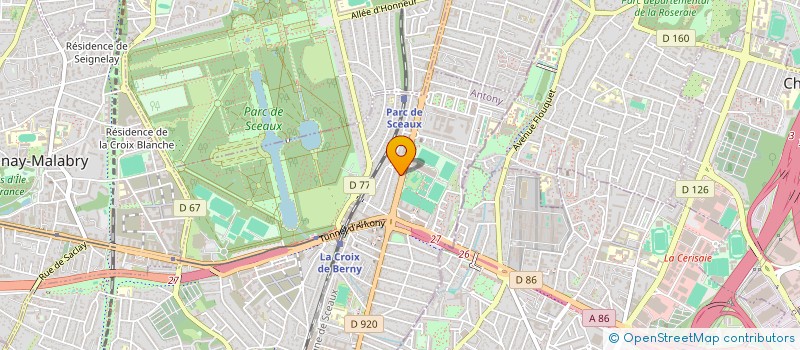 localisation de l'entreprise MONSIEUR HUGUES COTE à ANTONY