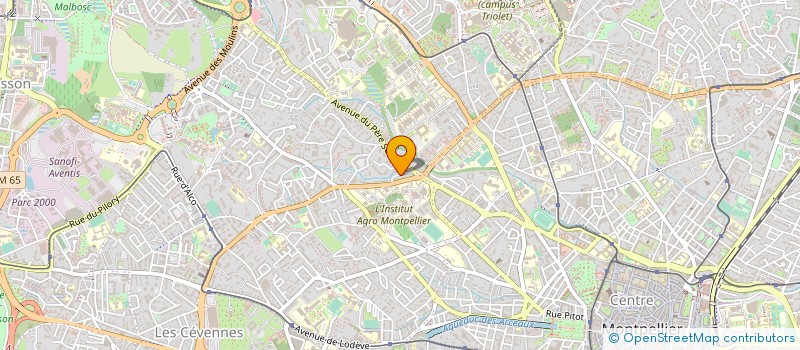 localisation de l'entreprise MONSIEUR HUGUES DARDIER  MONTPELLIER