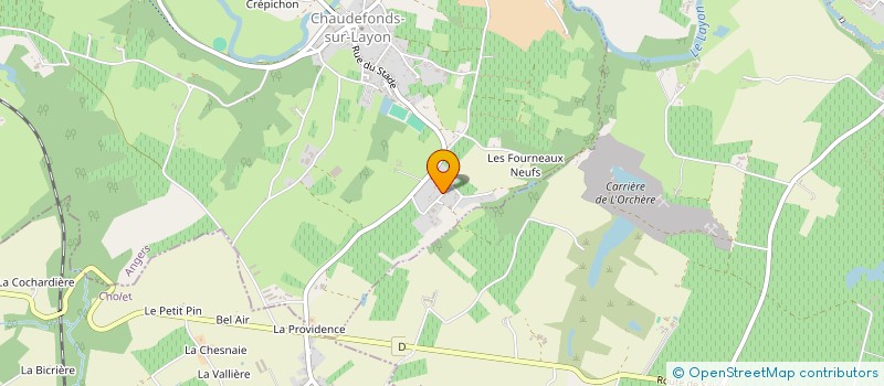 localisation de l'entreprise MONSIEUR HUGUES DAUBERCIES à CHAUDEFONDS-SUR-LAYON