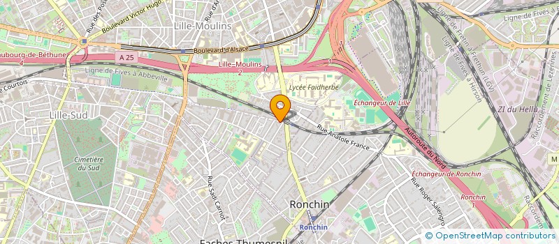 localisation de l'entreprise MONSIEUR HUGUES DAVAINE à LILLE