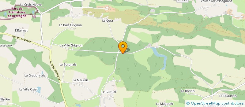 localisation de l'entreprise MONSIEUR HUGUES DE BENOIST DE GENTISSART  MALANSAC