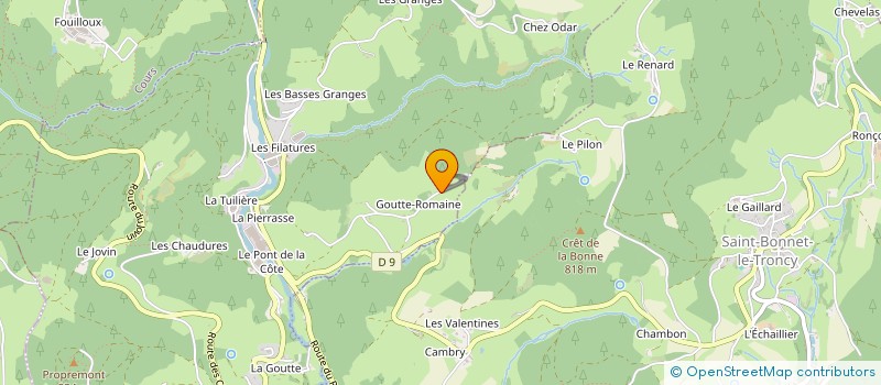 localisation de l'entreprise MONSIEUR HUGUES DE BETTIGNIES  SAINT-VINCENT-DE-REINS