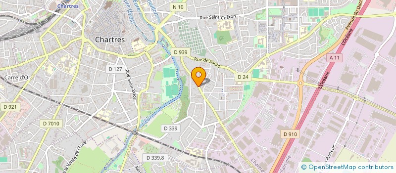 localisation de l'entreprise MONSIEUR HUGUES DE CHARRY  CHARTRES