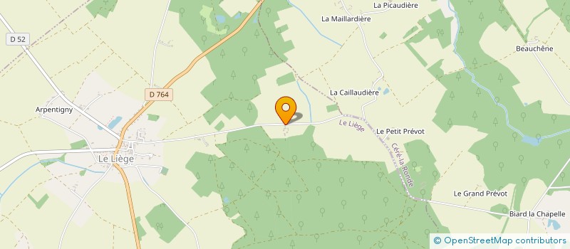 localisation de l'entreprise MONSIEUR HUGUES DE CHIVRE à CHEMILLE-SUR-INDROIS
