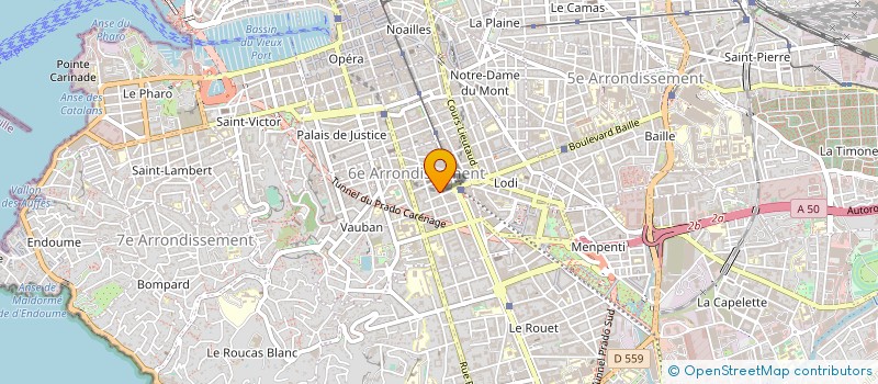 localisation de l'entreprise MONSIEUR HUGUES DE COMBARIEU à MARSEILLE
