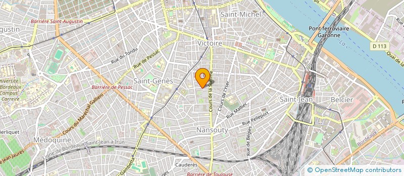 localisation de l'entreprise MONSIEUR HUGUES DE DOMINGO  BORDEAUX