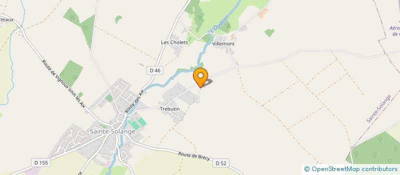 localisation de l'entreprise MONSIEUR HUGUES DE DURAND  SAINTE-SOLANGE