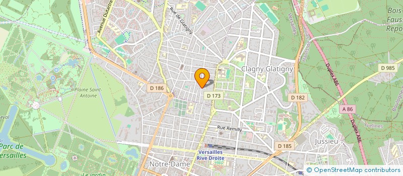 localisation de l'entreprise MONSIEUR HUGUES DE GHAISNE DE BOURMONT  LE CHESNAY-ROCQUENCOURT