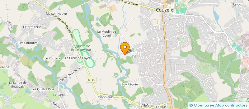 localisation de l'entreprise MONSIEUR HUGUES DE LAMBERT DES GRANGES  BAZAS