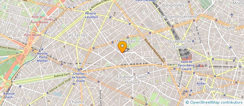 localisation de l'entreprise MONSIEUR HUGUES DE MIRIBEL  PARIS