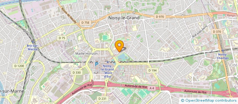 localisation de l'entreprise MONSIEUR HUGUES DE POUQUEVILLE à NOISY-LE-GRAND