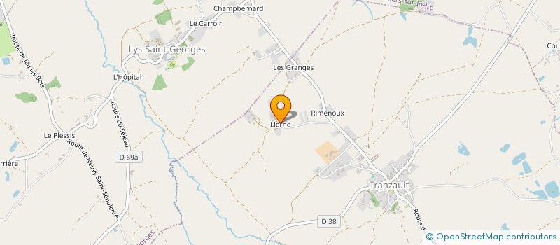 localisation de l'entreprise MONSIEUR HUGUES DE VERGNETTE DE LAMOTTE à TRANZAULT