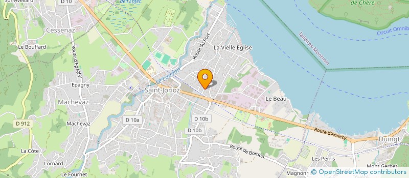localisation de l'entreprise MONSIEUR HUGUES DELIEGE  SAINT-JORIOZ