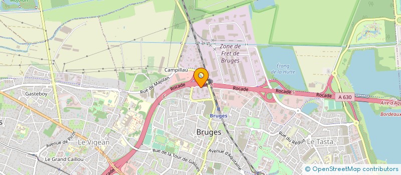 localisation de l'entreprise MONSIEUR HUGUES DEMEZON à BRUGES