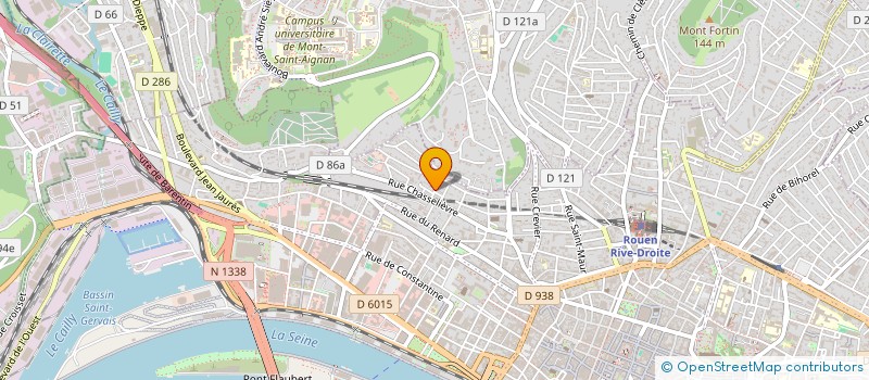 localisation de l'entreprise MONSIEUR HUGUES DEMOULIN  ROUEN