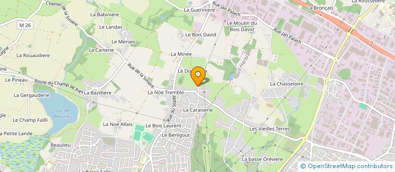 localisation de l'entreprise MONSIEUR HUGUES DESOURTEAUX à COUERON
