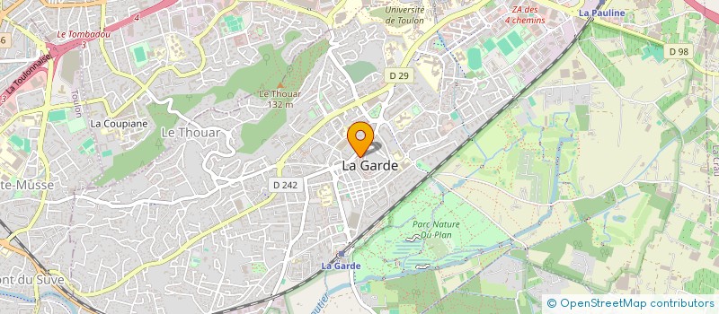 localisation de l'entreprise MONSIEUR HUGUES DESPLANTES  LA GARDE