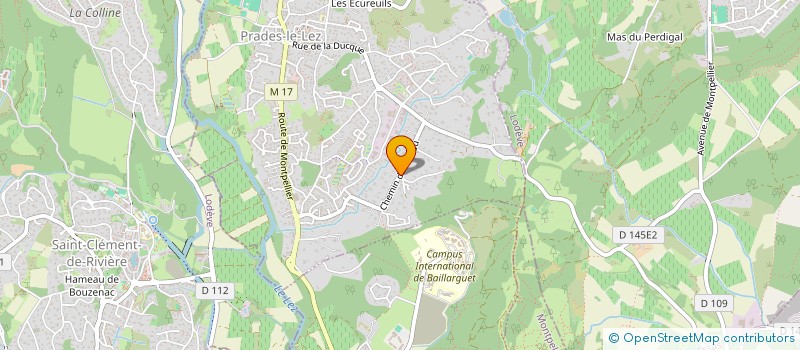 localisation de l'entreprise MONSIEUR HUGUES DIJOLS  PRADES-LE-LEZ