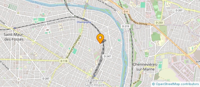 localisation de l'entreprise MONSIEUR HUGUES DILLEMANN à SAINT-MAUR-DES-FOSSES