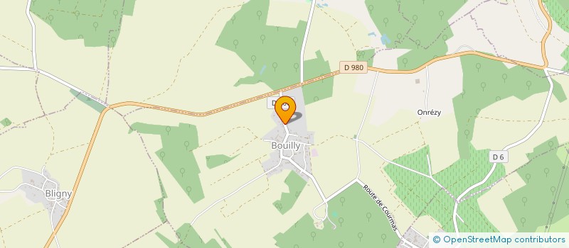 localisation de l'entreprise MONSIEUR HUGUES DINVAUT  BOUILLY