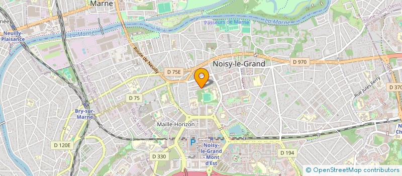 localisation de l'entreprise MONSIEUR HUGUES DIONY à NOISY-LE-GRAND