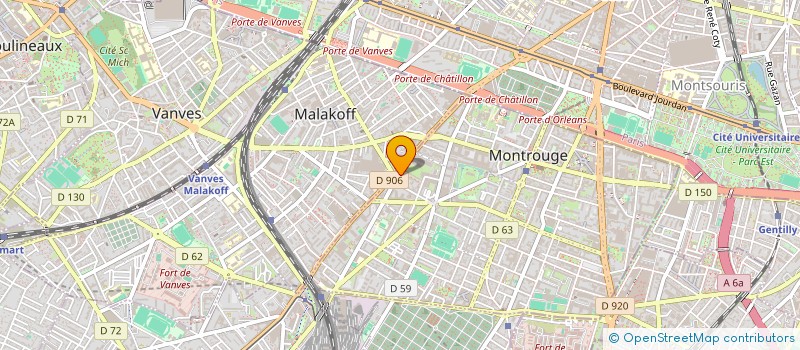 localisation de l'entreprise MONSIEUR HUGUES DOHOUNON à MONTROUGE