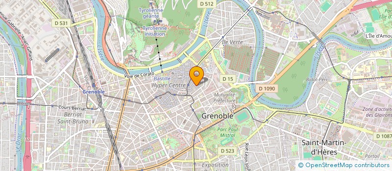 localisation de l'entreprise MONSIEUR HUGUES DRIGUEZ  GRENOBLE