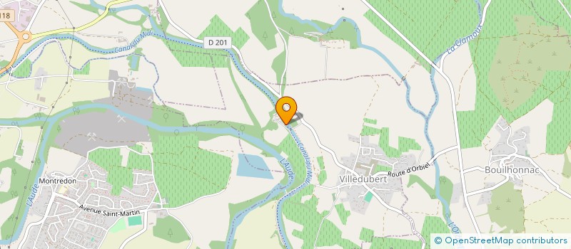 localisation de l'entreprise MONSIEUR HUGUES DROULERS  VILLEDUBERT