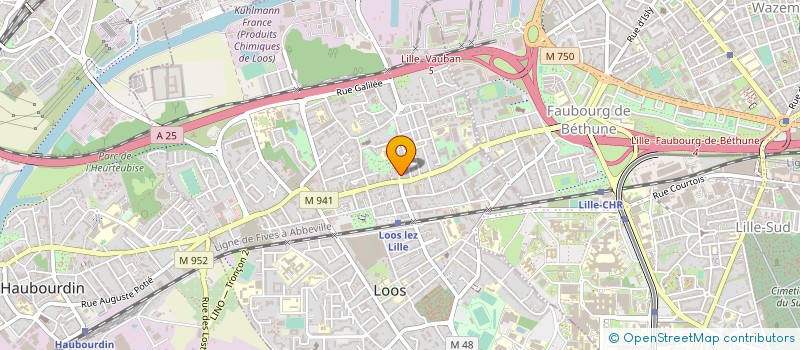 localisation de l'entreprise MONSIEUR HUGUES DUCOURANT  LOOS