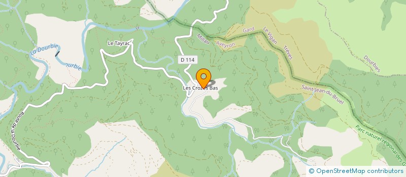 localisation de l'entreprise MONSIEUR HUGUES DUPLANIL  SAINT-JEAN-DU-BRUEL