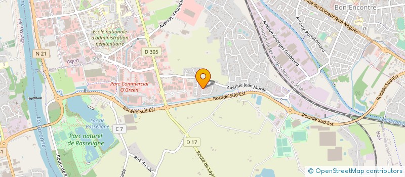 localisation de l'entreprise MONSIEUR HUGUES DUPUY LE DANTEC  BOE