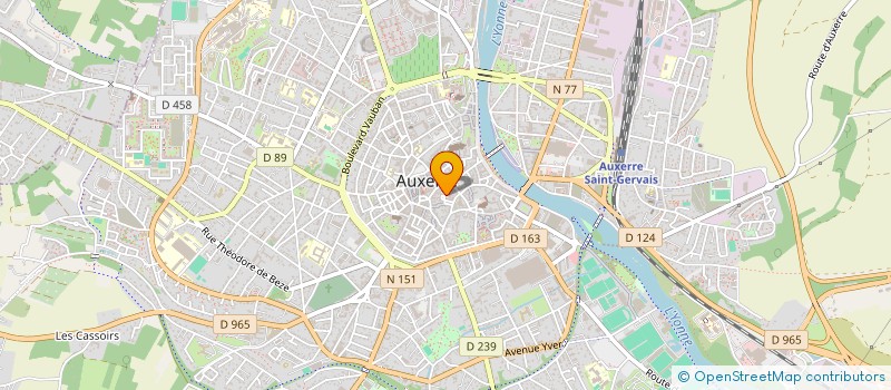localisation de l'entreprise MONSIEUR HUGUES EICHINGER à AUXERRE