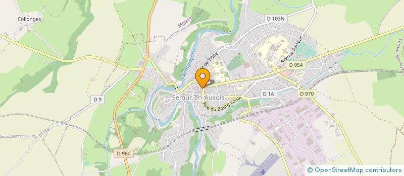localisation de l'entreprise MONSIEUR HUGUES ERYIGIT à SEMUR-EN-AUXOIS