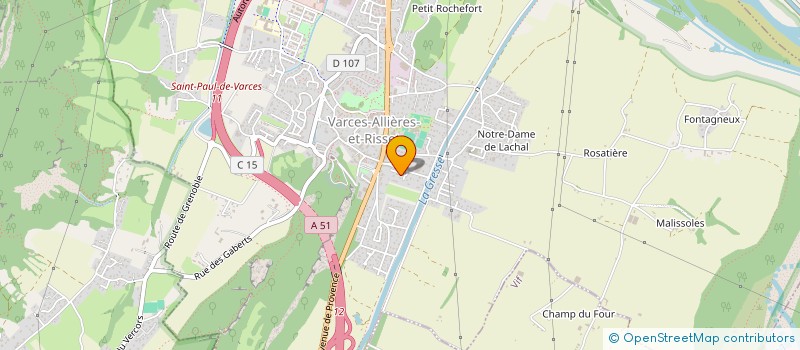 localisation de l'entreprise MONSIEUR HUGUES FAILLETTAZ  SAINT-PAUL-DE-VARCES