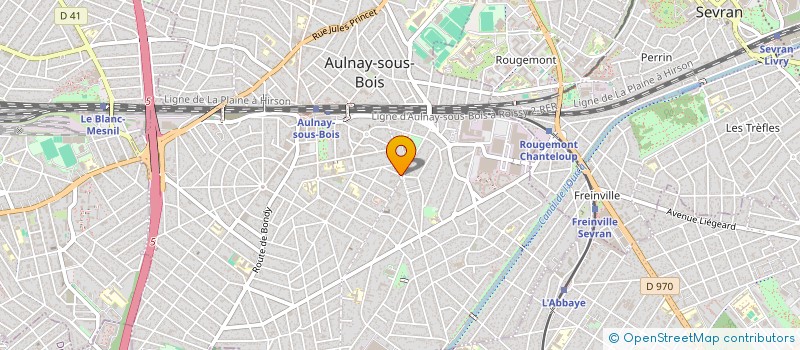 localisation de l'entreprise MONSIEUR HUGUES FARAUT à AULNAY-SOUS-BOIS